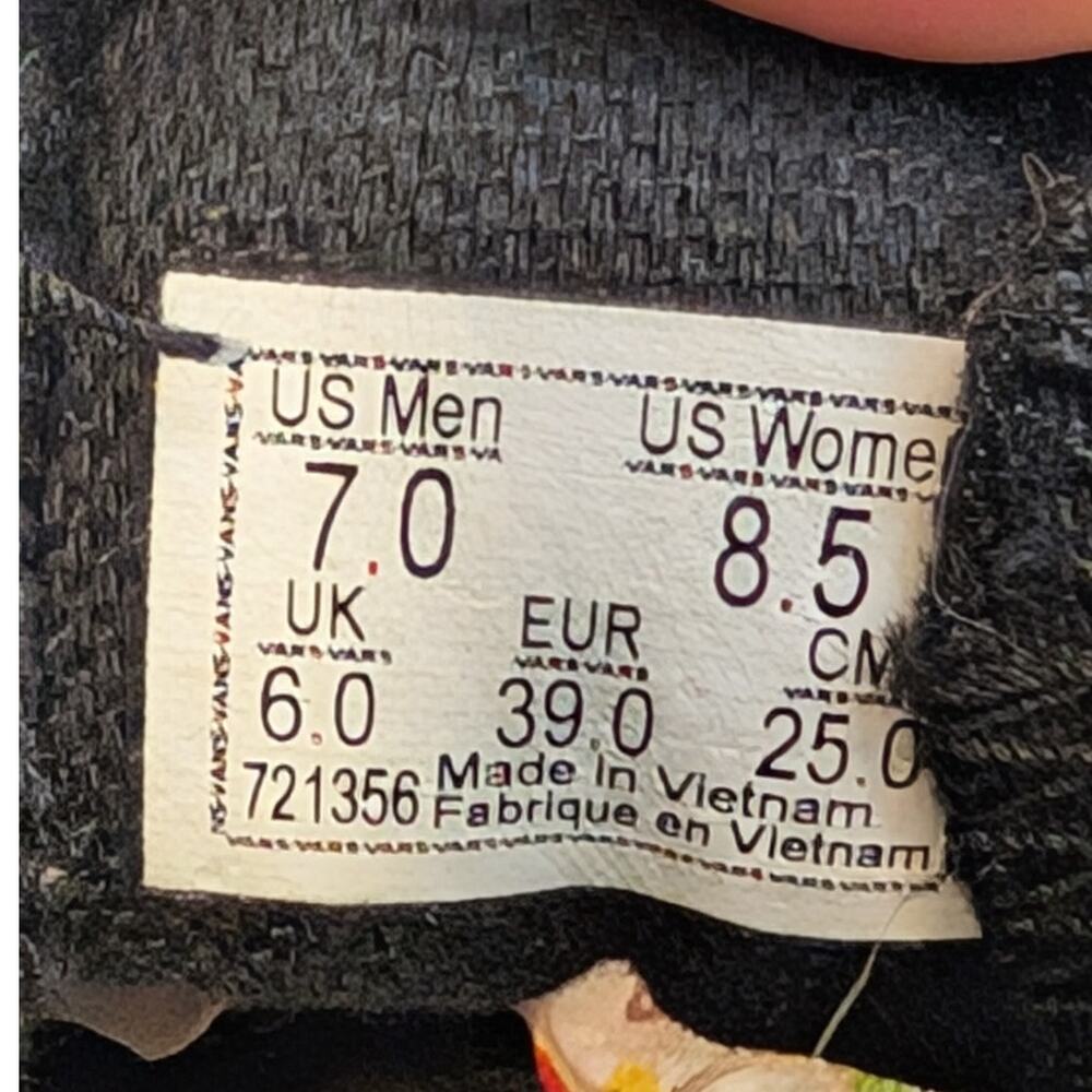 Vans Slide Nightmare Before Christmas OOGIE BOOGIE GlowInTheDark - Size 7/8.5 - Picture 10 of 10